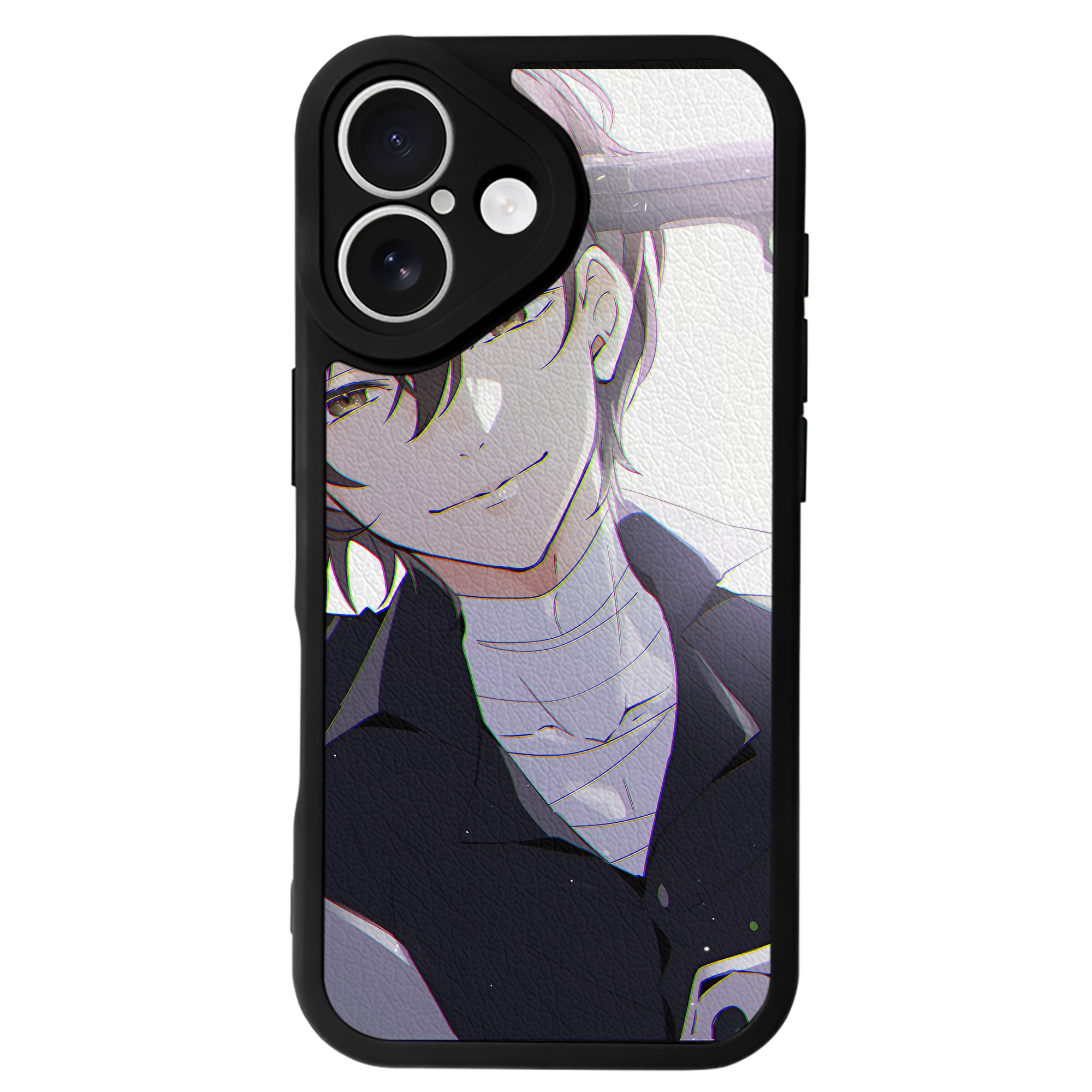 （画像用） 文豪ストレイドッグス Bungo Stray Dogs 【iPhone 16シリーズ対応】シリコンスマホケース（レザー調） 材質：シリコン